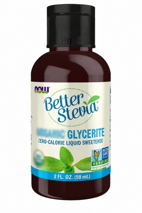 NOW FOODS Better Stevia słodzik w płynie bez alkoholu 59 ml
