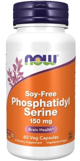 NOW FOODS Fosfatydyloseryna 150 mg ze słonecznika 60 kapsułek