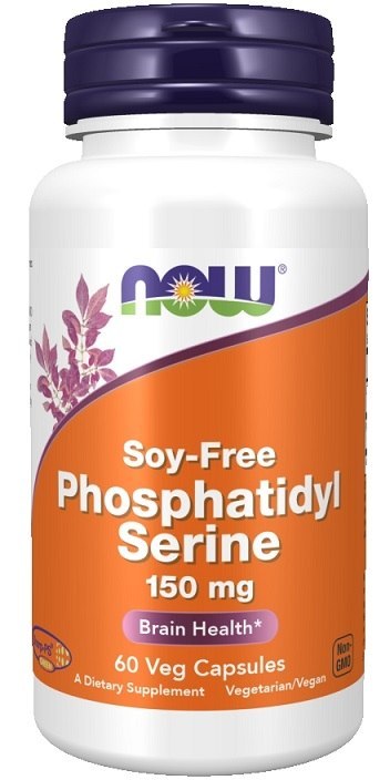 NOW FOODS Fosfatydyloseryna 150 mg ze słonecznika 60 kapsułek