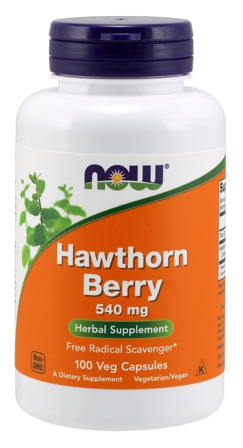 NOW FOODS Głóg owoc Hawthorn Berry 540 mg 100 kapsułek