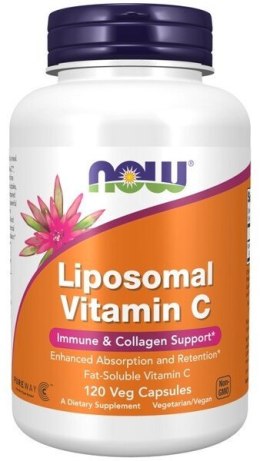 NOW FOODS Liposomalna witamina C 120 kapsułek roślinnych