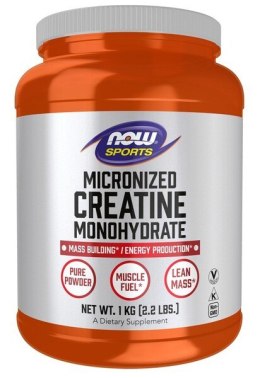 NOW FOODS Mikronizowany monohydrat kreatyny 1000 g
