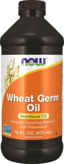 NOW FOODS Olej z kiełków pszenicy w płynie 473 ml