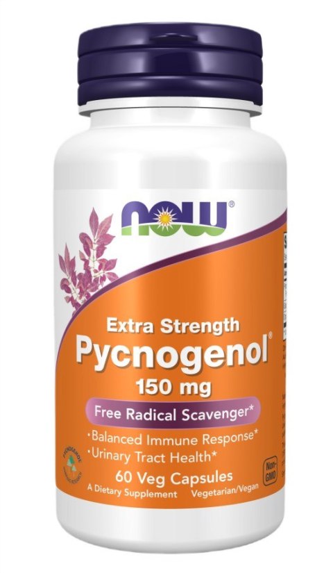 NOW FOODS Pycnogenol 150 mg ekstrakt z kory sosny 60 kapsułek
