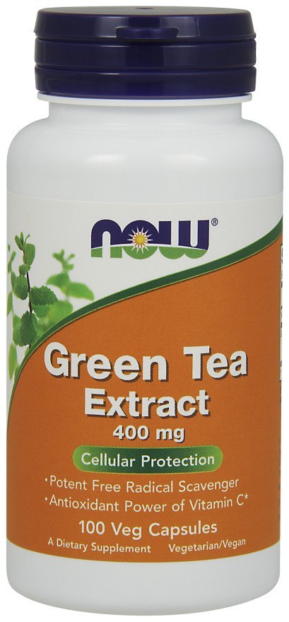 NOW FOODS Zielona herbata ekstrakt 400 mg 100 kapsułek