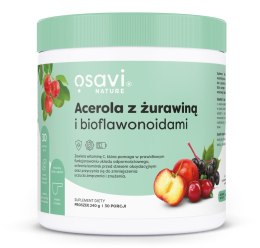OSAVI Acerola z żurawiną i bioflawonoidami witamina C 1000 mg 240 g