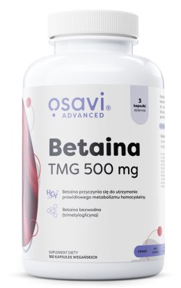 OSAVI Betaina TMG 500 mg 180 kapsułek wegańskich