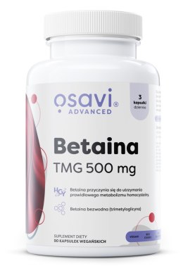 OSAVI Betaina TMG 500 mg 90 kapsułek wegańskich
