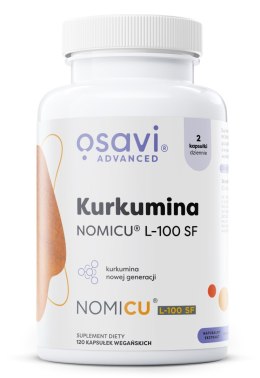 OSAVI Kurkumina NOMICU ekstrakt z kurkumy 120 kapsułek wegańskich