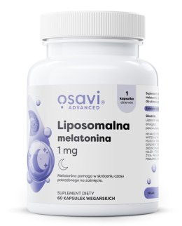 OSAVI Melatonina liposomalna 1 mg 60 kapsułek wegańskich