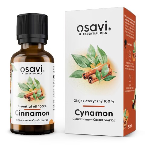 OSAVI Olejek eteryczny cynamonowy 100% naturalny 30 ml