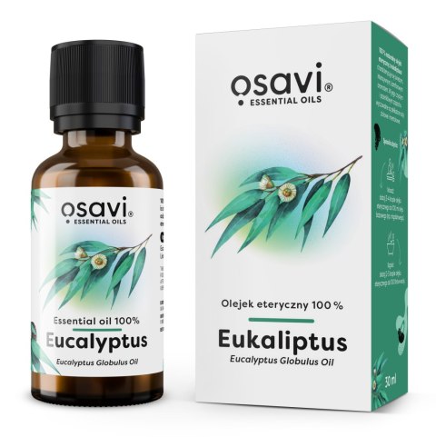 OSAVI Olejek eteryczny eukaliptusowy 100% naturalny 30 ml