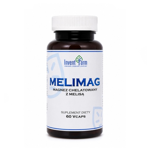 MELIMAG MAGNEZ CHELATOWANY Z MELISĄ - 60 kaps. INVENT FARM