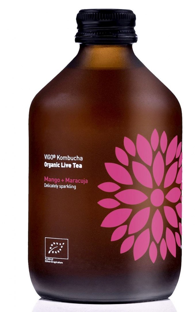 ekologiczna kombucha z mango